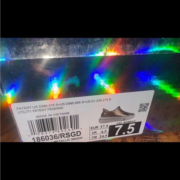 New Skechers x Snoop Dogg Slip-Ins Snoop Velvet Snoop Women's Slip On Size 7.5 - Picture 14 of 15